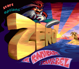 Sega Genesis (Mega Drive) Games > Zero the Kamikaze Squirrel 